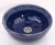 Ceramiczna umywalka nablatowa granatowa z koronką