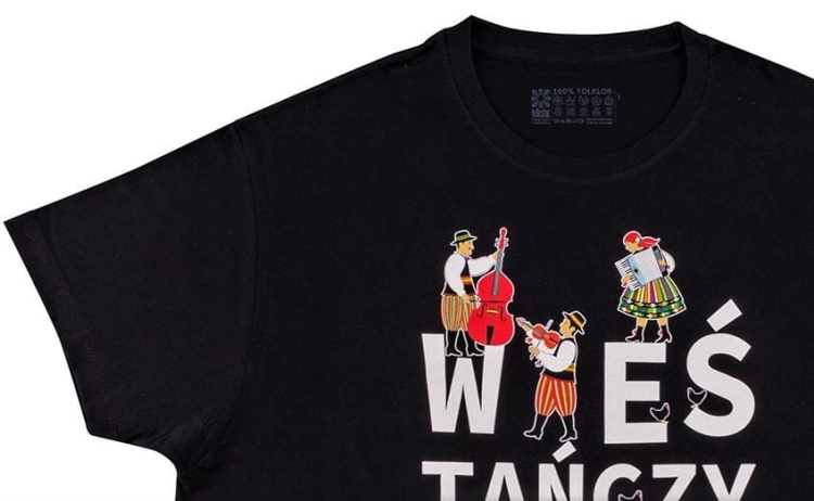 Męska koszulka t-shirt Wieś tańczy i śpiewa