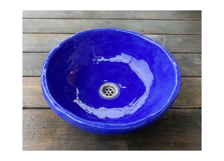 Ceramiczna umywalka nablatowa misa atramentowa