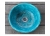Mała ceramiczna umywalka z koronką 29 cm