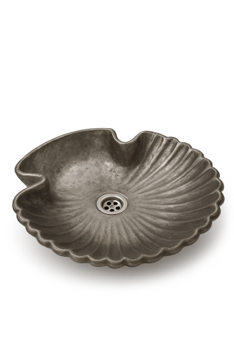 Mała ceramiczna umywalka muszla