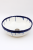 Ceramiczna umywalka nablatowa z granatowym dekorem 38 cm