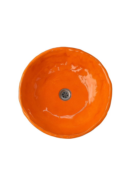 Umywalka nablatowa folk ręcznie robiona 42 cm