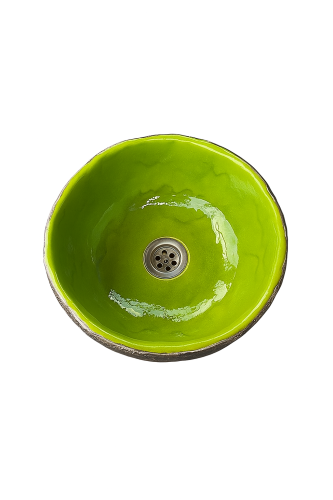 Mała ceramiczna umywalka z koronką 29 cm