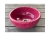Mała ceramiczna umywalka różowa 29 cm