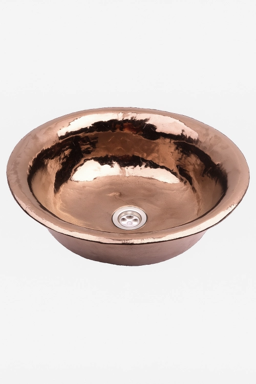 Ceramiczna umywalka nablatowa wpuszczana miedziana 41 cm