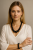 Grube drewniane ludowe korale czarne bransoletka