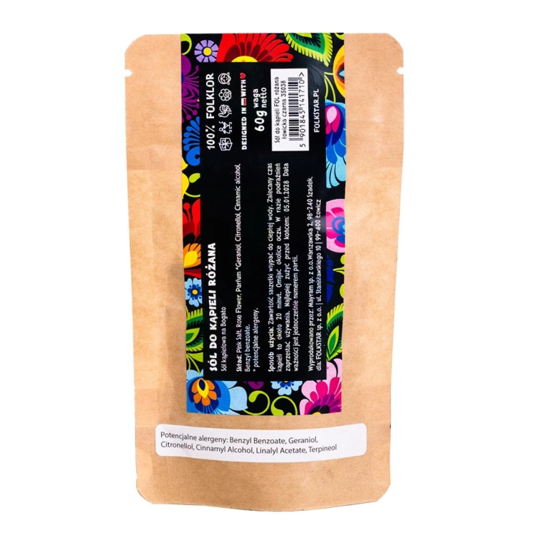 Sól do kąpieli różana 60 g