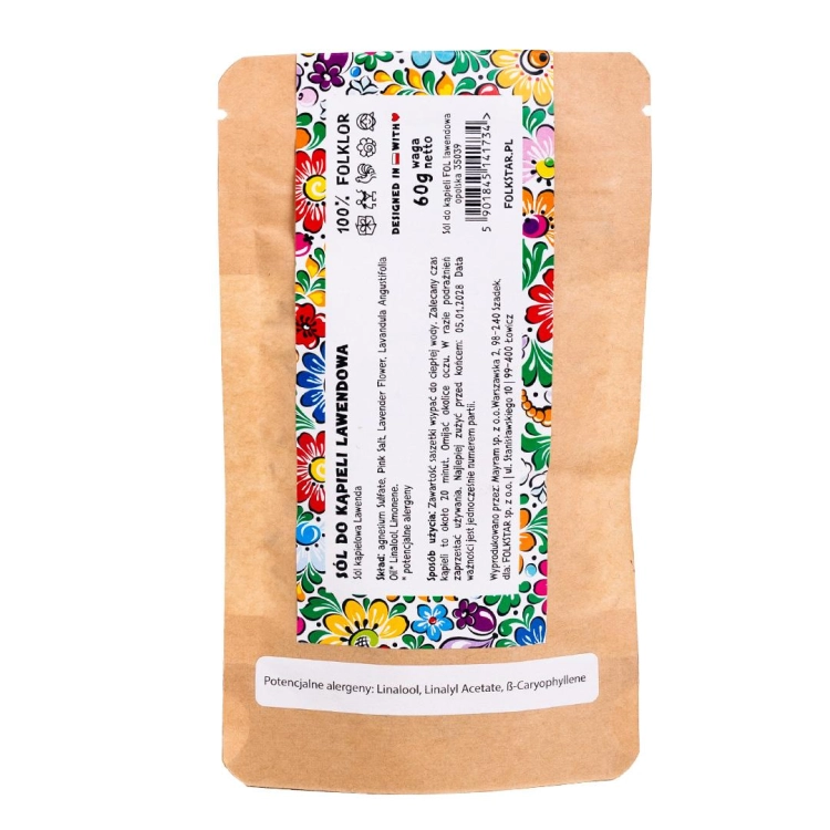 Sól do kąpieli lawendowa 60 g