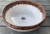 Ludowa ceramiczna umywalka z koronką 38 cm